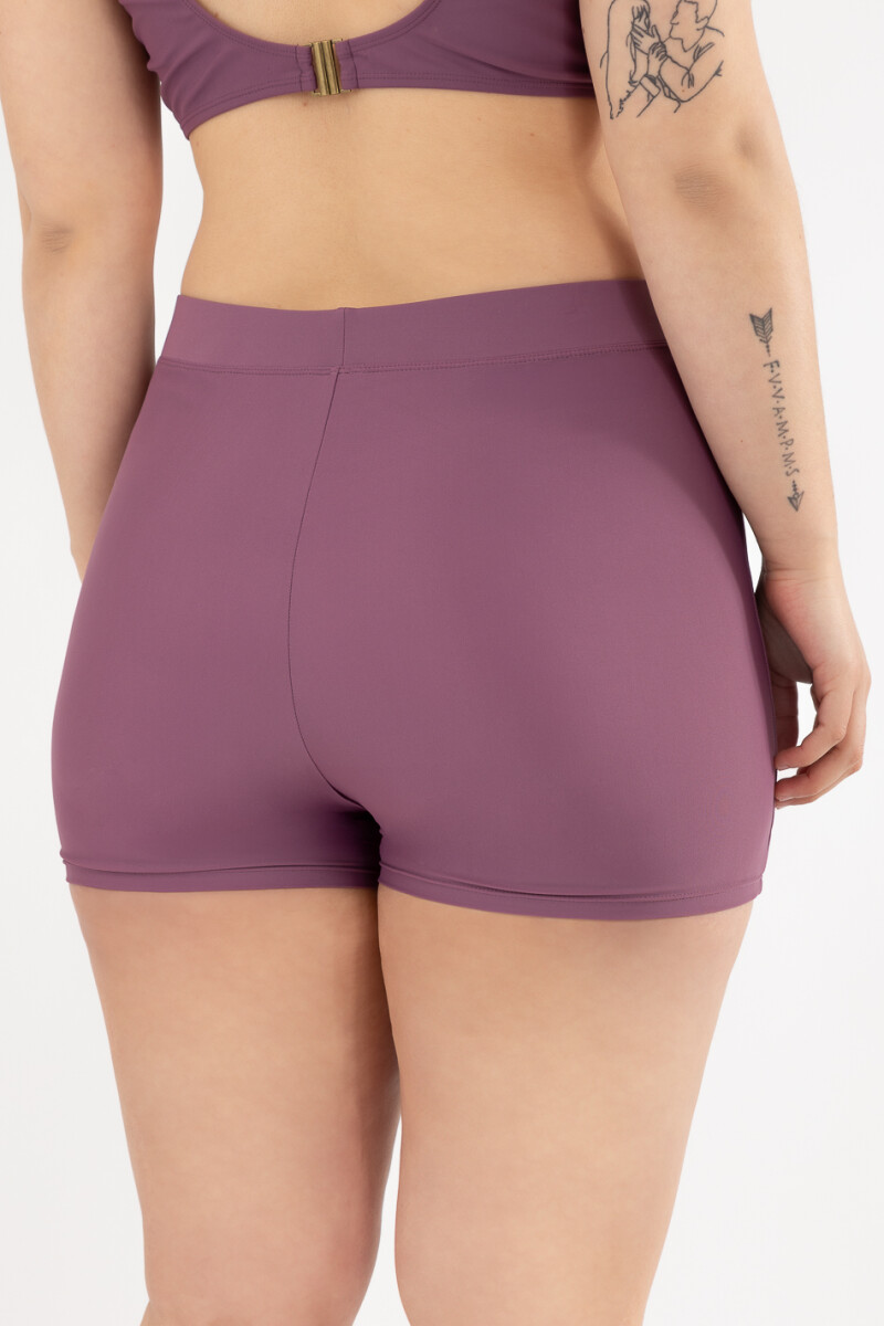 New short speed liso Violeta media noche