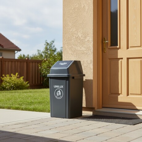 CONTENEDOR DE BASURA 100 LITROS Contenedor de Basura 100 Litros Gris