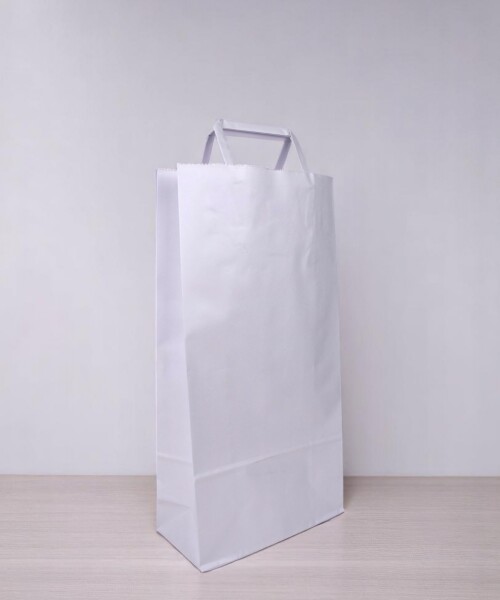 Bolsa lisa acuario 22x10x42 cm BLANCO