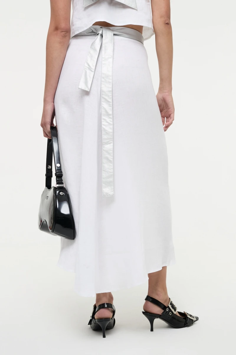 FALDA MAXI Blanco