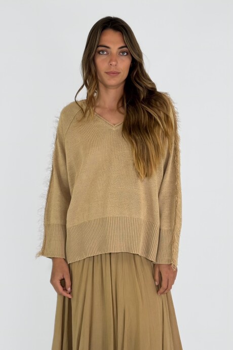 SWEATER LINO DUNA Camel