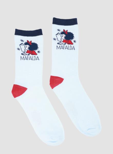 Medias individuales dama media caña mafalda Variante 26