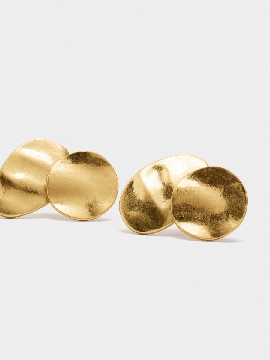 Pendientes Cortos Redondos dorado
