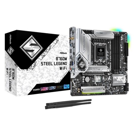 Mother Asrock B760M Steel Legend Lga 1700 Wifi 6 001