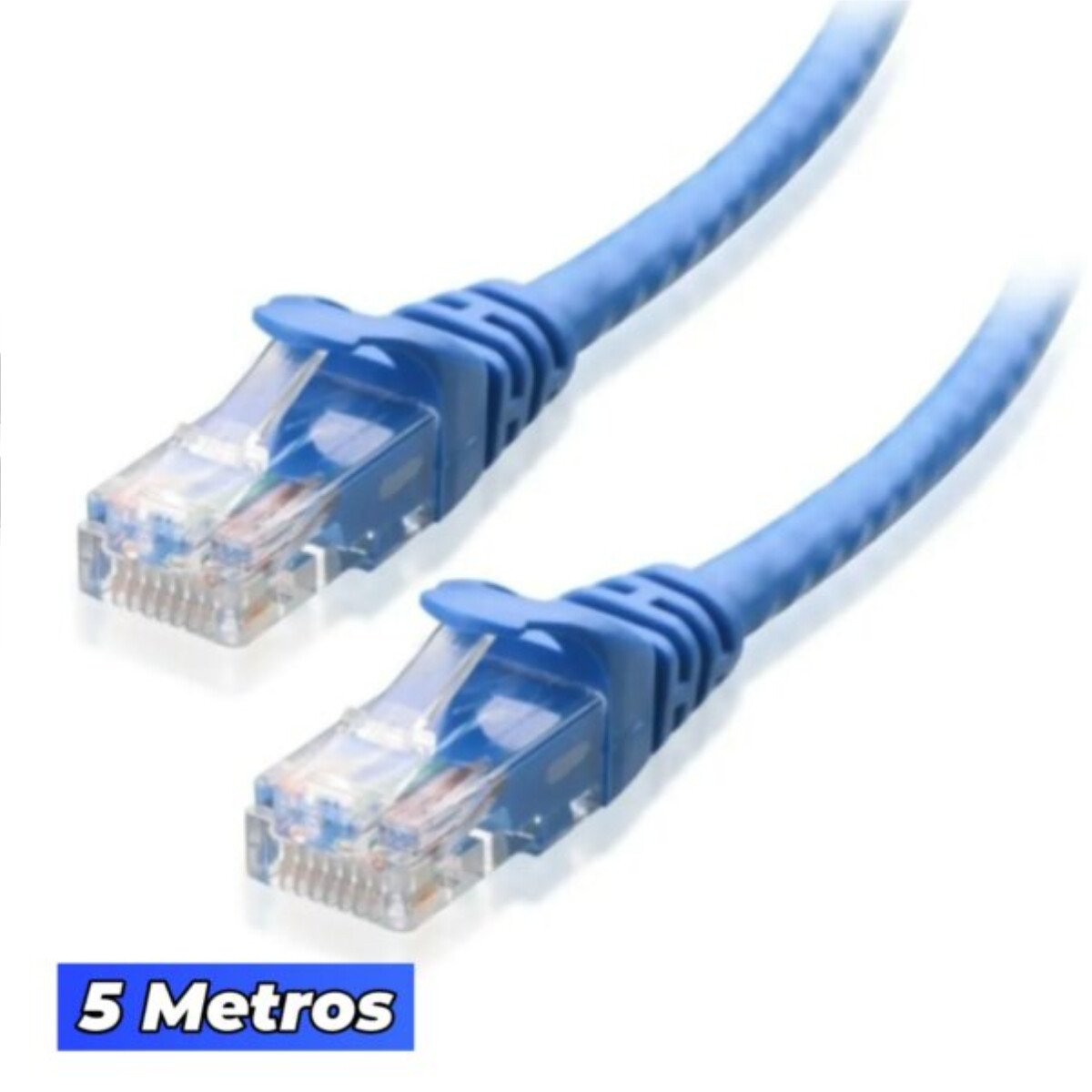 Cable De Red Cat 6 Azul 5 metros 