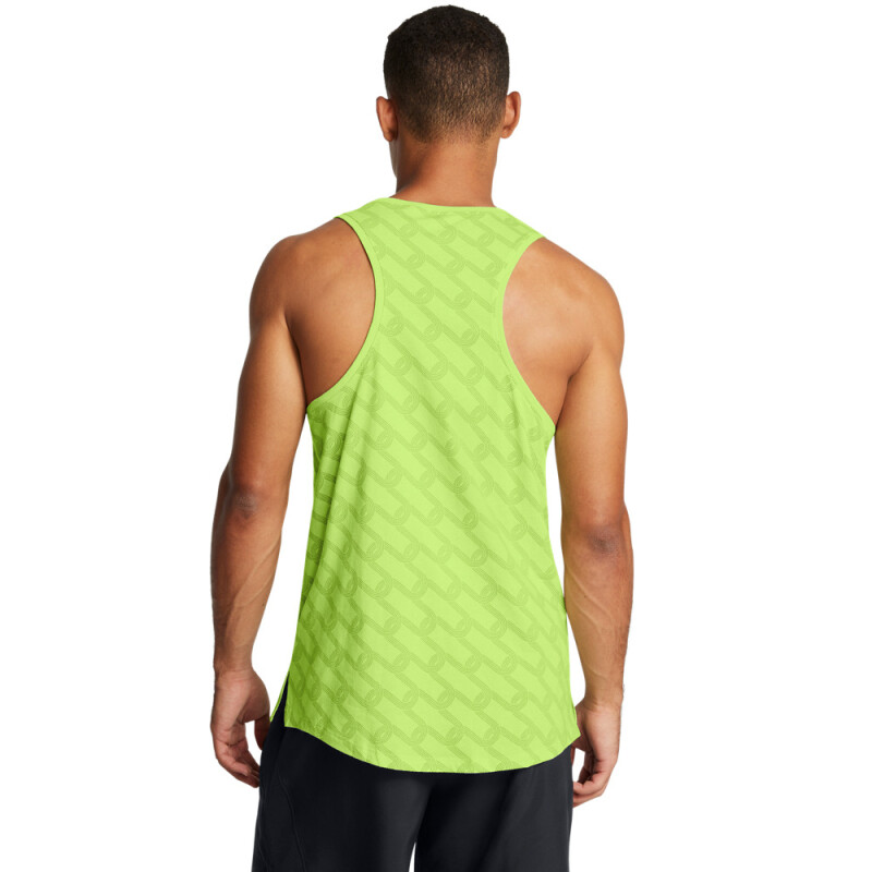 UA RUN ANYWHERE SINGLET-GRN GRN-304