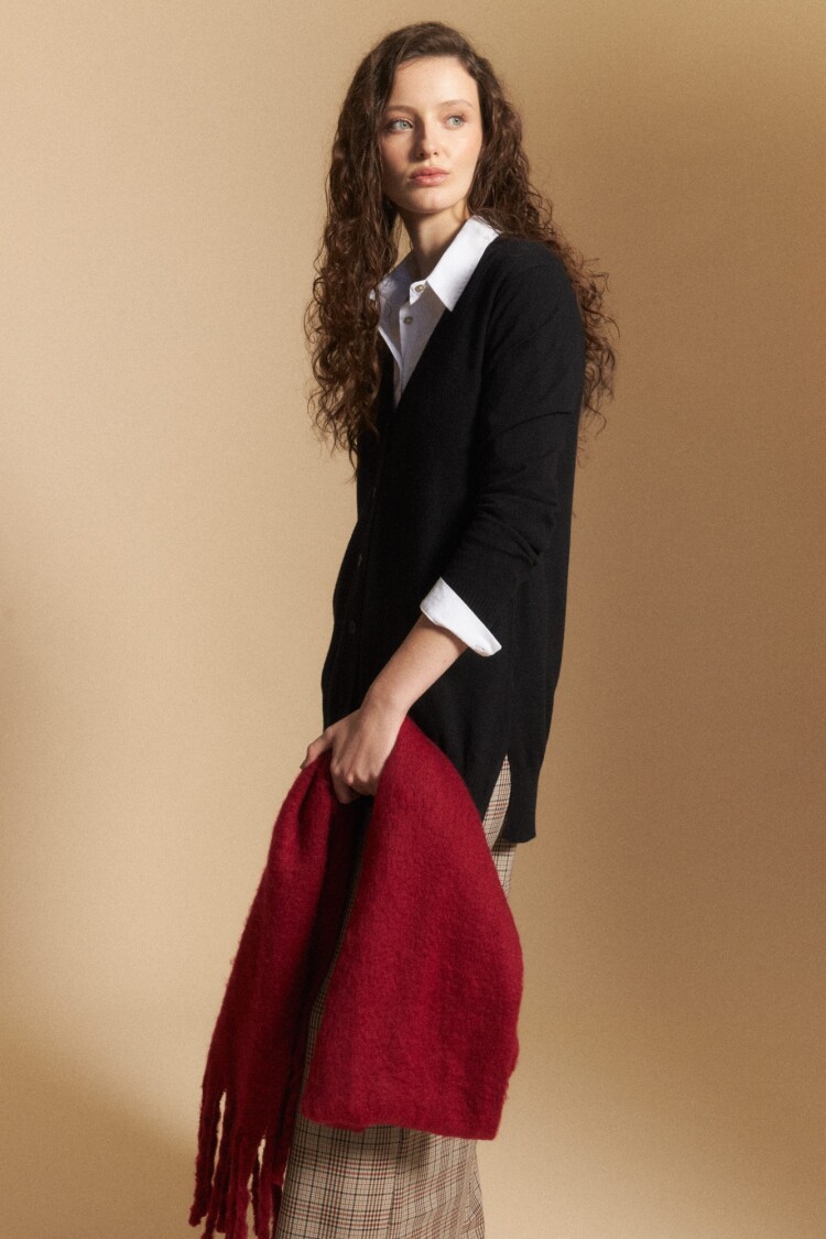 CARDIGAN ROMERO Negro