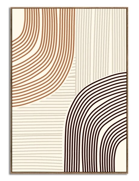 CUADRO CANVAS 30x40cm MARCO LINEAS 1 CUADRO CANVAS 30x40cm MARCO LINEAS 1