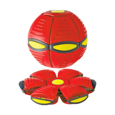 Pelota Mágica Disco Volador Con Luz ROJO