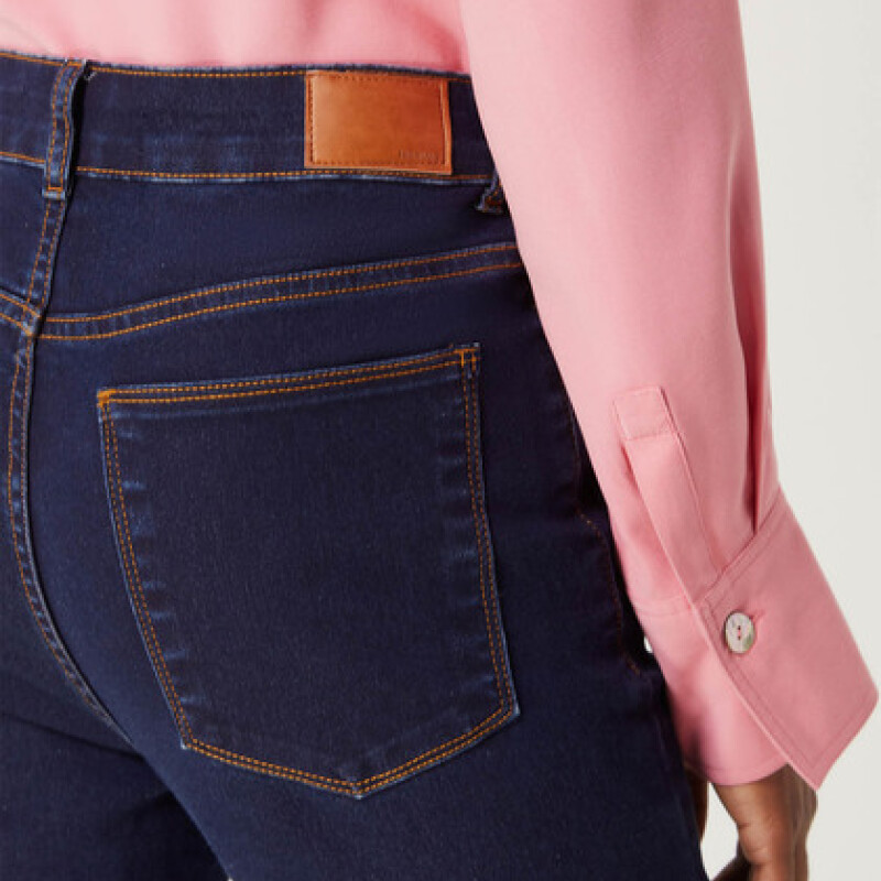 CALCA SUPER SKINNY FEM AZUL ESCURO