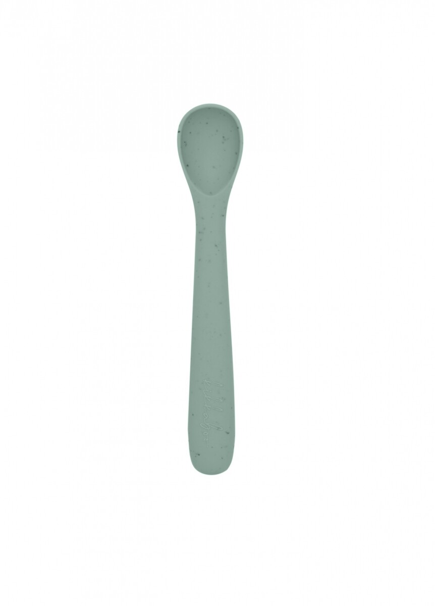 Cuchara silicona Platinum KIKKABOO - verde 