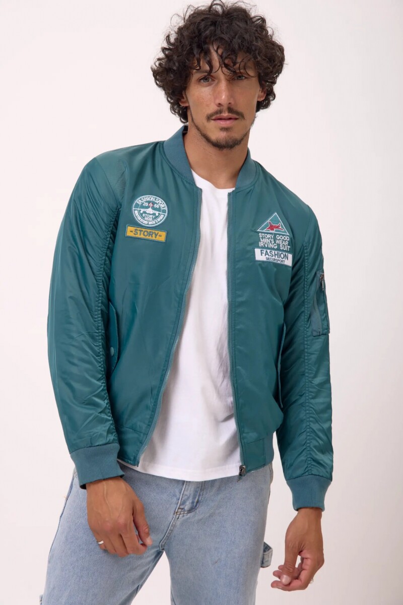 Aviadora Reversible - Verde 