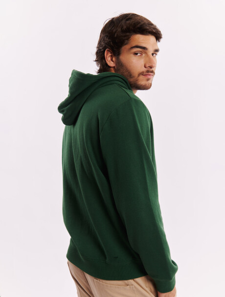 Sweater felpa estampa verde