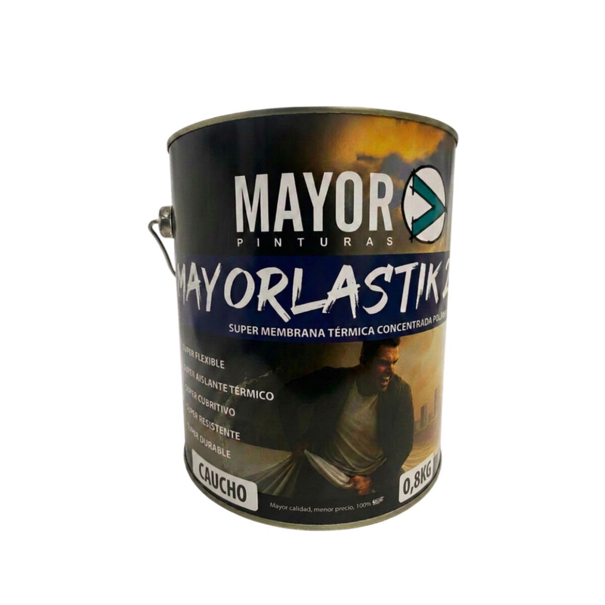 MAYORLASTIK 24/7 CAUCHO 0,8KG Mayorlastik 24/7 Caucho 0,8kg