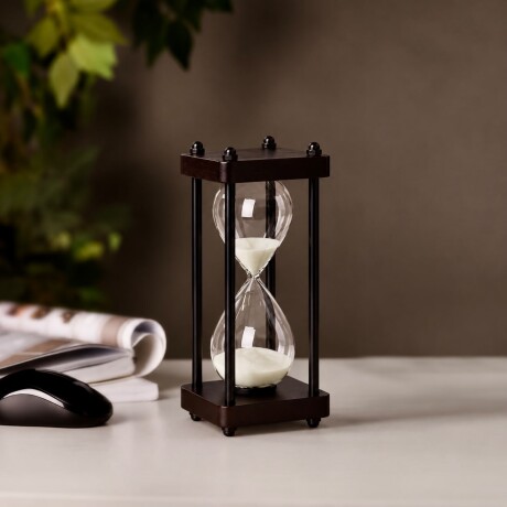 Reloj de Arena Decorativo Clásico Blanco - 15 minutos Reloj de Arena Decorativo Clásico Blanco - 15 minutos