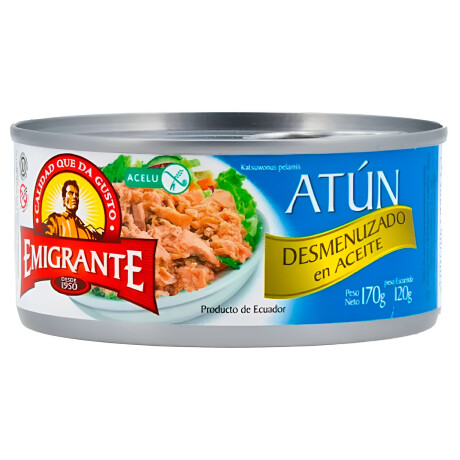 Atun Desmenuzado al Aceite Emigrante -170 Grs 001