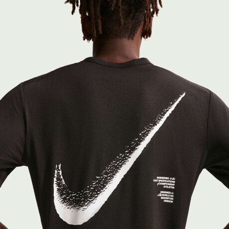 Remera Nike Dri-Fit Hyverse GFX Manga Corta de Hombre Negro