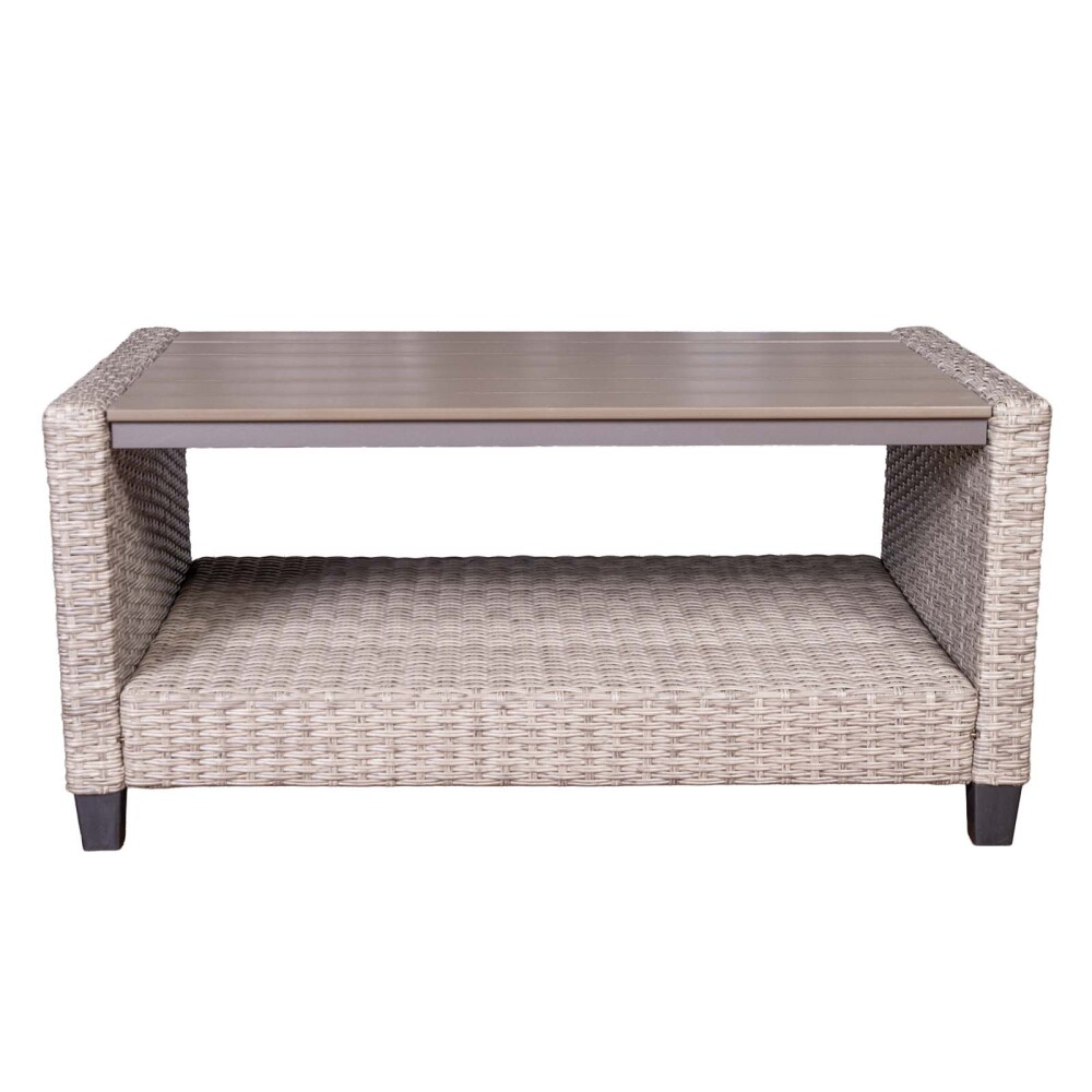 SET DE LIVING EXTERIOR RATTAN-SINTETICO NATURAL-BEIGE COZUMEL