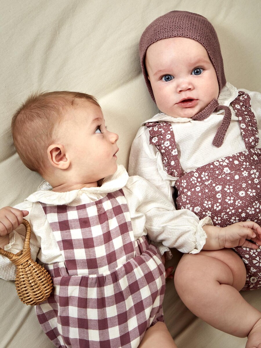 Rana Estampada Con Tirante Purpura