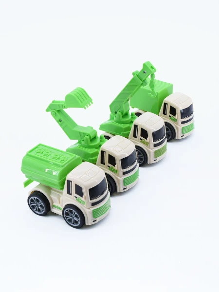 SET CAMIONES CONSTRUCCION VERDE