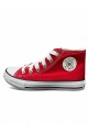 BOTA DEPORTIVA MEDIO BASKET LONA NIÑO Rojo