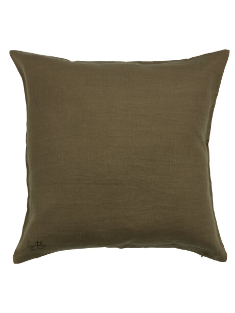 Funda de almohadón ANGELIK 50x50 verde oscuro Funda de almohadón ANGELIK 50x50 verde oscuro