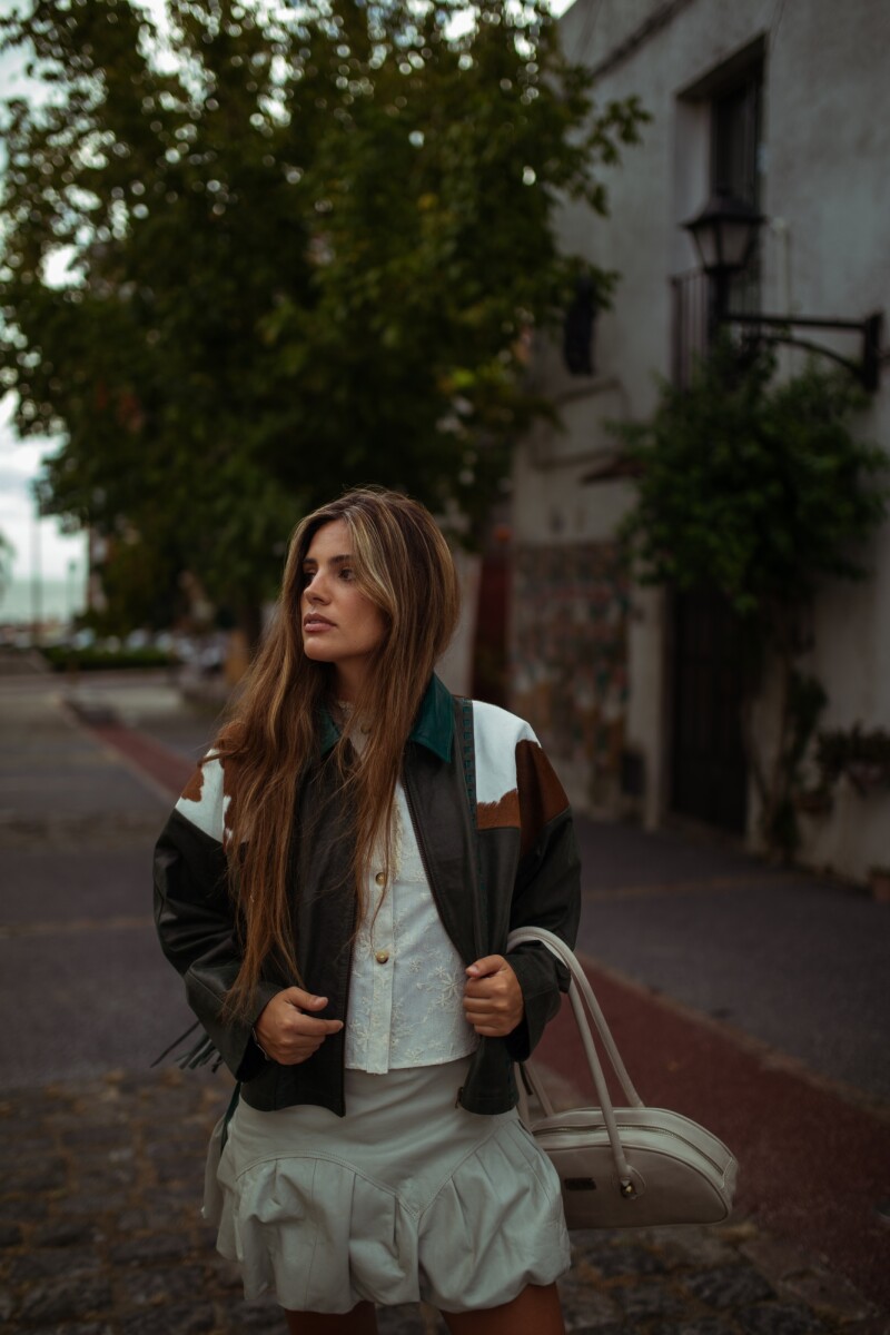Arreo Jacket Verde Musgo / Cowhide Oscuro