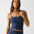 Top Reversible Whisper Crossover Mujer Deep Navy Heather