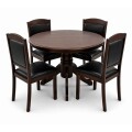 JUEGO DE COMEDOR MESA REDONDA + 4 SILLAS - VAIMACA JUEGO DE COMEDOR MESA REDONDA + 4 SILLAS - VAIMACA