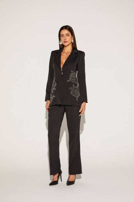 Blazer rosa Berna Negro