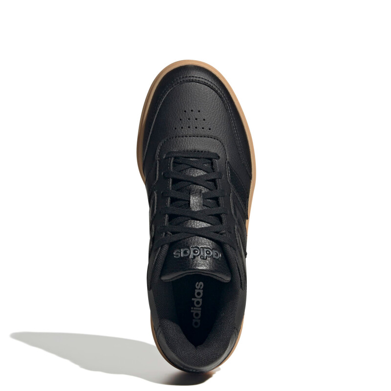 Championes Adidas Courtblock Bold Plataforma Femenino Negro - Beige Natural