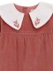 Vestido De Pana Lisa Cereza