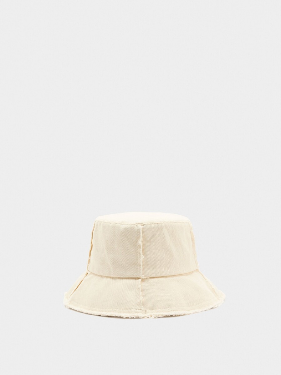 Sombrero Bucket 100% Algodón - crudo 