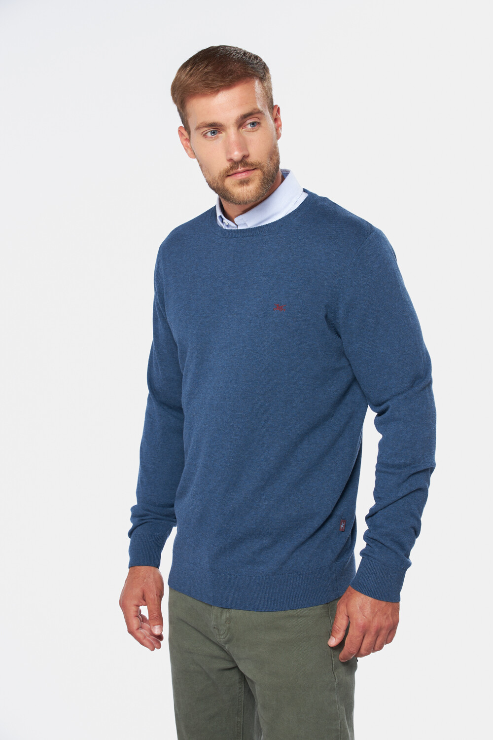 BUZO CUELLO BASE Azul