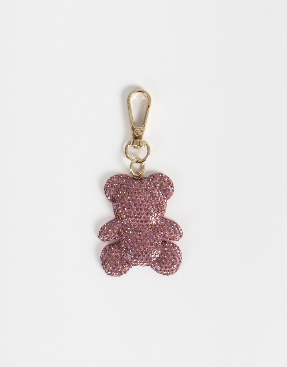 Llavero Y Charm De Osito Strass 