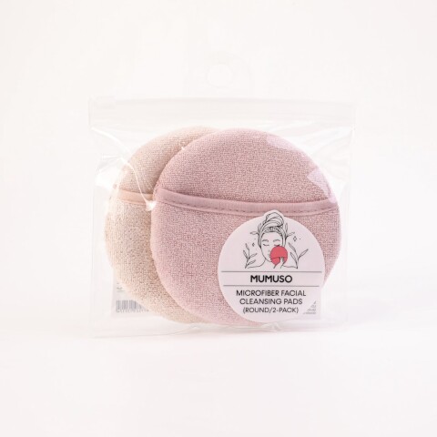 ALMOHADILLAS FACIALES DE MICROFIBRA PARA LIMPIEZA (REDONDAS/2 UNIDADES) ALMOHADILLAS FACIALES DE MICROFIBRA PARA LIMPIEZA (REDONDAS/2 UNIDADES)