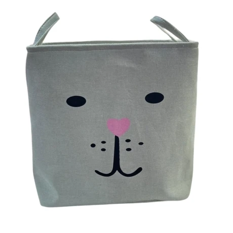 Canasto Cesto Organizador Infantil Gato 001
