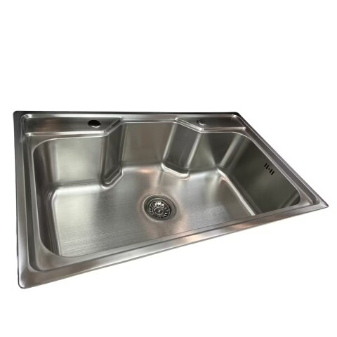 Pileta simple grande acero 80x50x21 Satinada Pileta Simple Grande Acero 80x50x21 Satinada