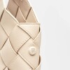 Shopper Rivera en efecto cuero graneado Natural