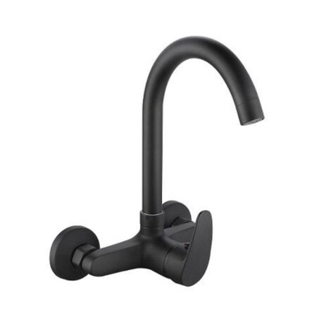 MEZCLADORA DE PARED PARA COCINA ALTA TERO - NEGRA MEZCLADORA DE PARED PARA COCINA ALTA TERO - NEGRA