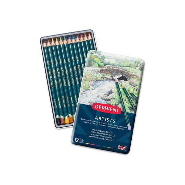 Lápices de colores - Derwent 12 colores