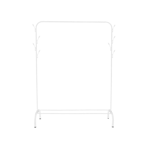 Perchero Para Ropa Con Perchas Ganchos Armario de Metal con Estante Zapatero Imback Color Blanco Perchero Para Ropa Con Perchas Ganchos Armario de Metal con Estante Zapatero Imback Color Blanco