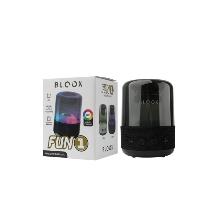 PARLANTE BLUETOOTH BLOOX NEGRO