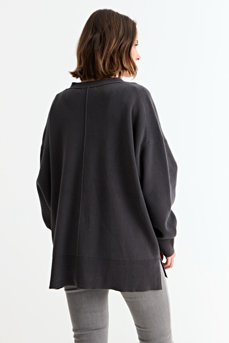 Cardigan oversized NEGRO