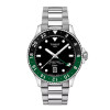 Reloj Tissot SEASTAR 1000 GMT 40MM de acero con bisel verde y negro Reloj Tissot SEASTAR 1000 GMT 40MM de acero con bisel verde y negro