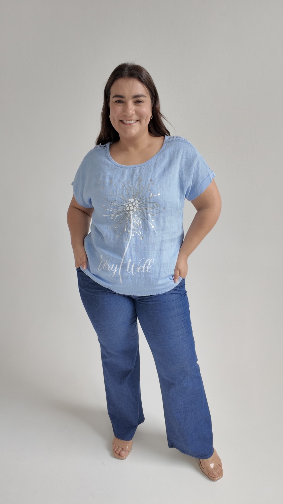 Remera Anabell Celeste