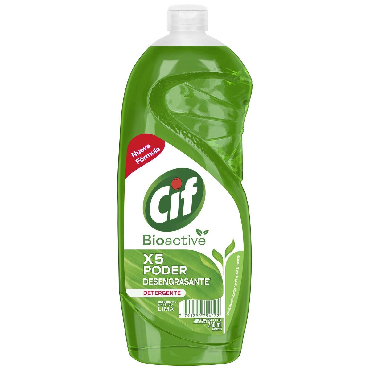 CIF BIOACTIVE LIMA DETERGENTE X 750 ML 