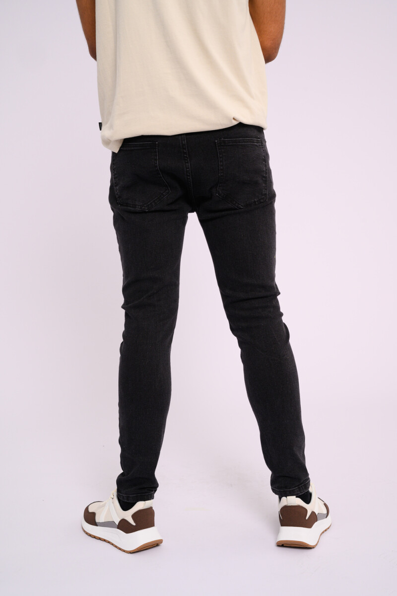 Pantalón de jean skinny Negro