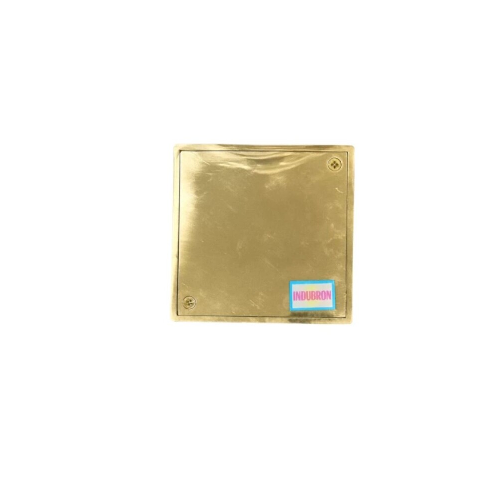 Rejilla bronce pulida con base lisa 10x10 cm Rejilla Bronce Pulida Con Base Lisa 10x10 Cm