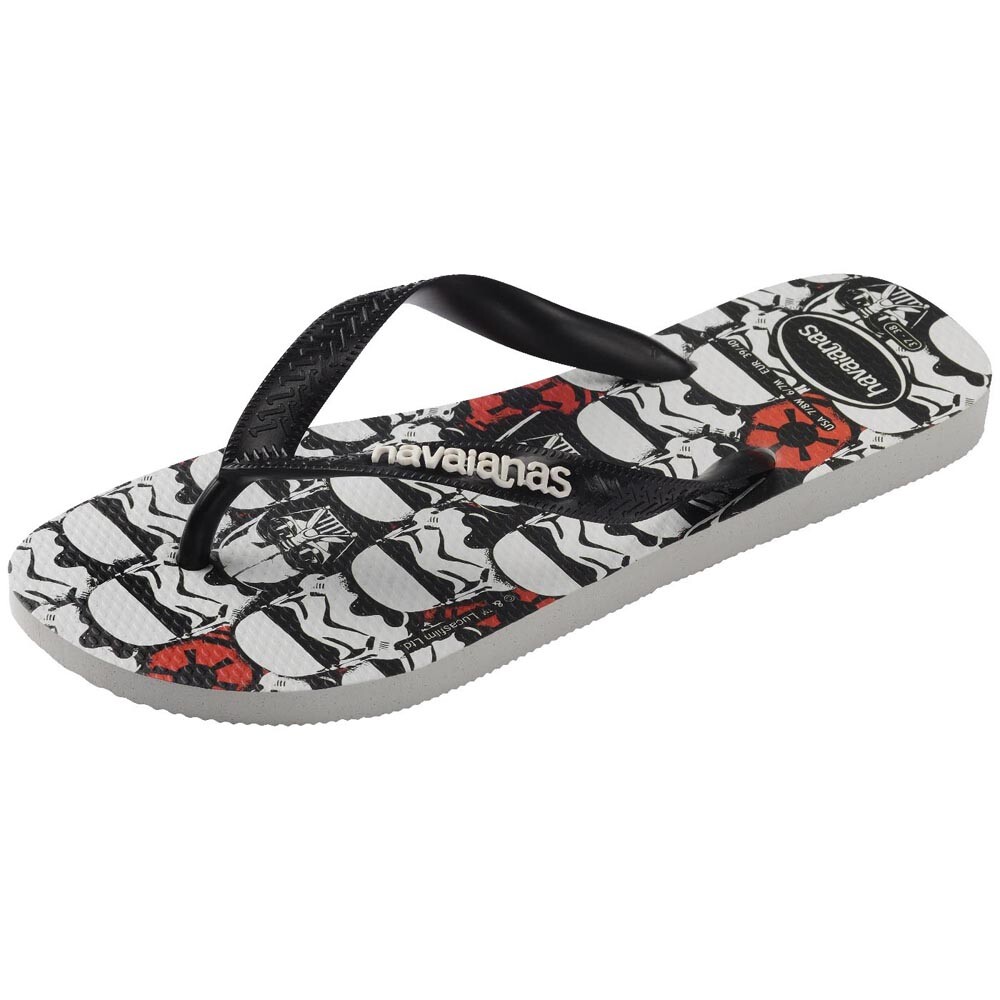 Sandalias Havaianas Star Wars FC Hombre Blanco Negro Blanco
